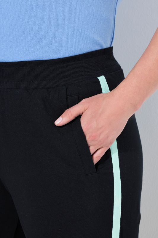 Side Stripe Elastic Waist Joggers