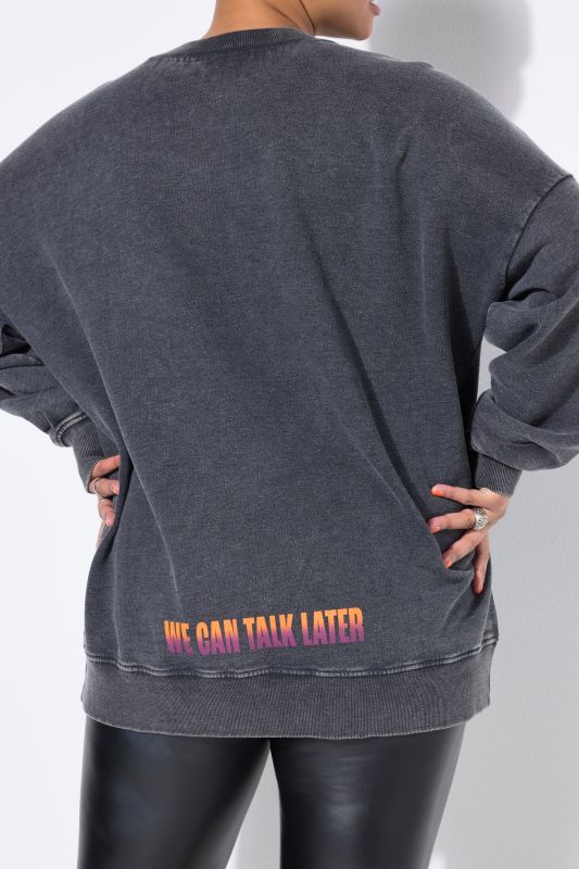 Kiss Me Oversized Sweatshirt