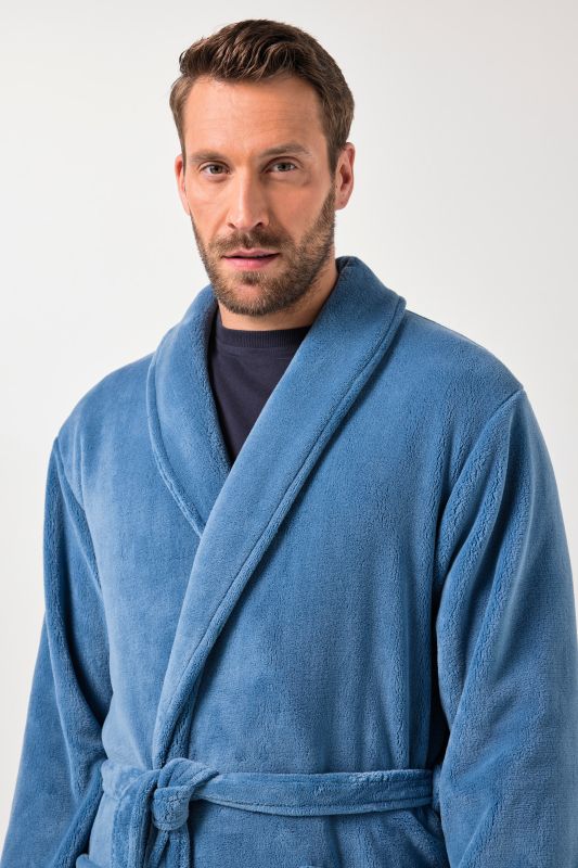 Bathrobe, loungewear, microfibre, belt, up to 8 XL