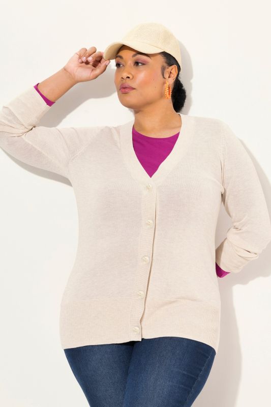Classic Button Cardigan Sweater