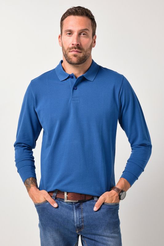 Long Sleeve Piqué Polo Shirt