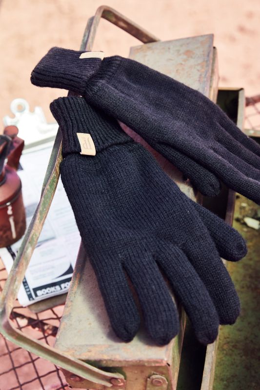 Fleece Lined Knit Gloves