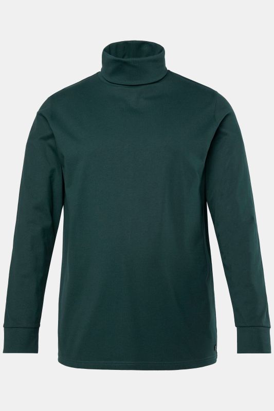 Turtleneck top, basic, jersey, long sleeve