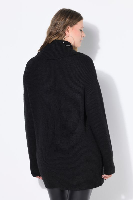 Long Cut Turtleneck Sweater