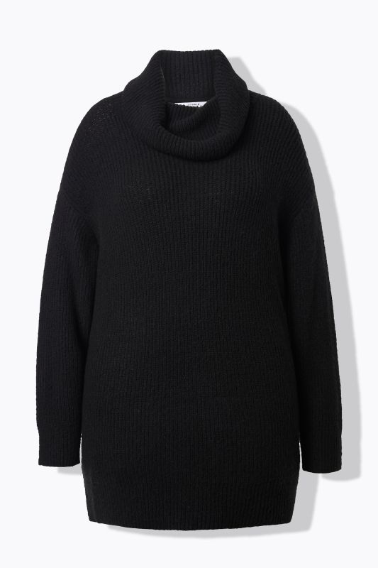 Long Cut Turtleneck Sweater