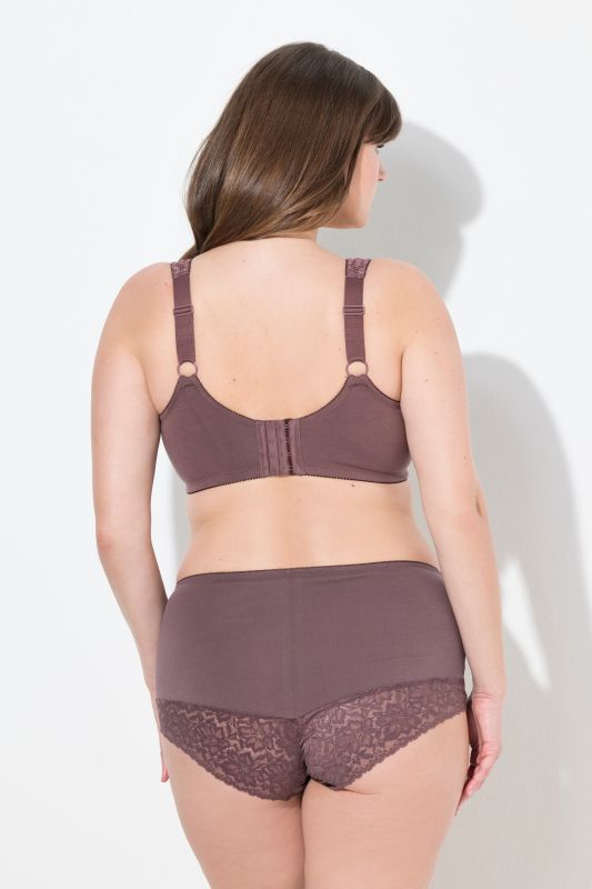 Lace Inset Wirefree Kelly Fit Support Bra