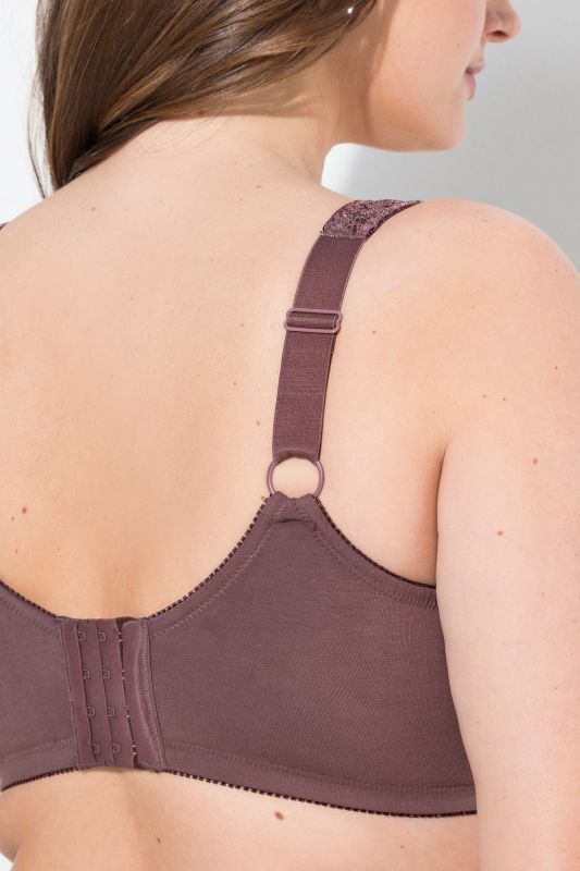 Lace Inset Wirefree Kelly Fit Support Bra