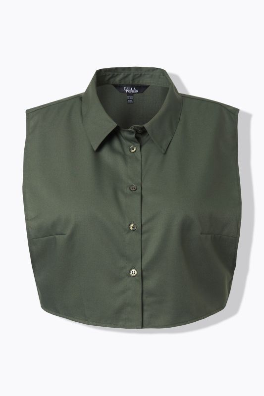 Solid Shirt Collar Dickey