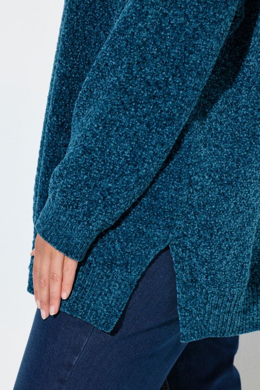 Soft Textured Chenille Oversized Fit Sweater