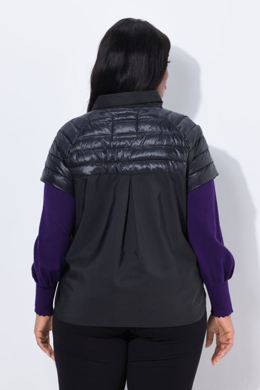 Cap Sleeve Quilted Vest