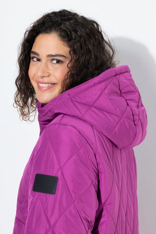 Lightly Quilted Water Repellent Coat