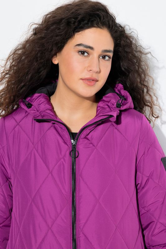 Lightly Quilted Water Repellent Coat