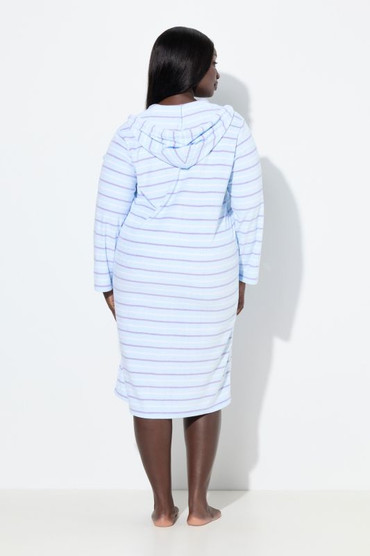 Striped Terrycloth Bathrobe