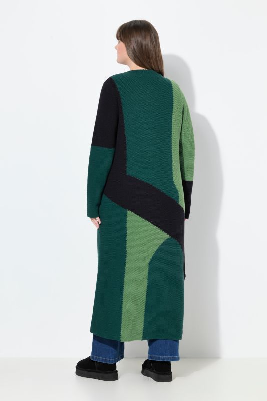 Eco Cotton Colorblock Cardigan