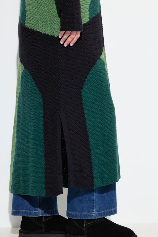 Eco Cotton Colorblock Cardigan