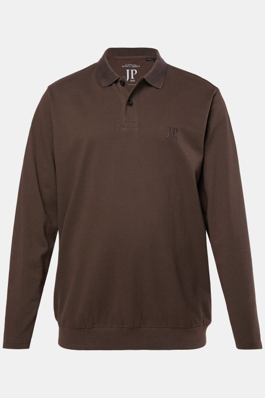 Polo shirt, Basic, Long-sleeved, stomach fit, up to 8 XL