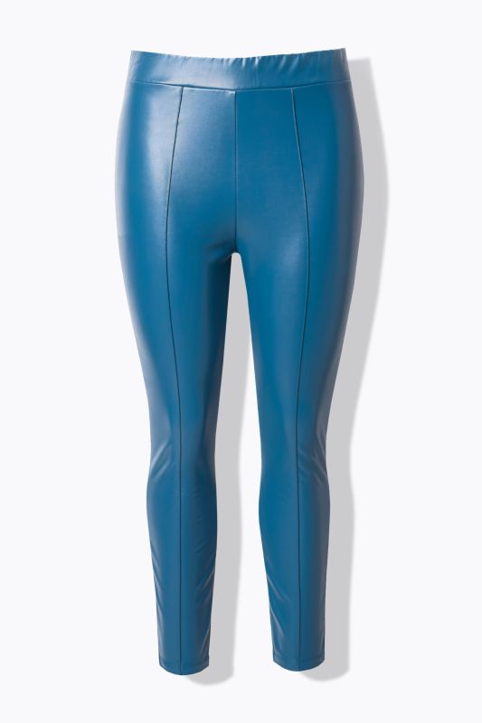 Metallic Faux Leather Leggings