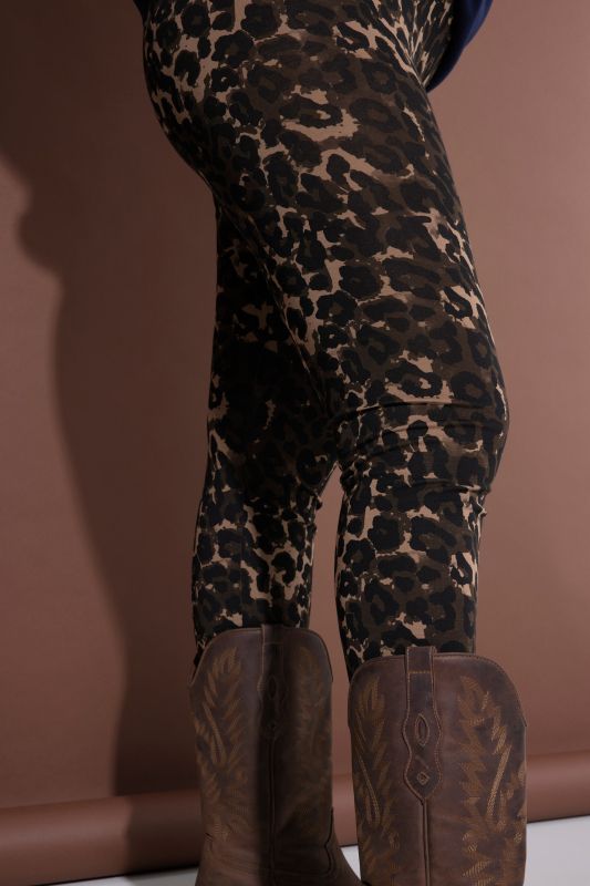High Waisted Leopard Print Leggings