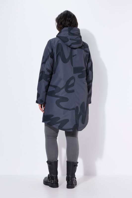 HYPRAR Scribble Print Coat