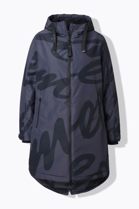 HYPRAR Scribble Print Coat