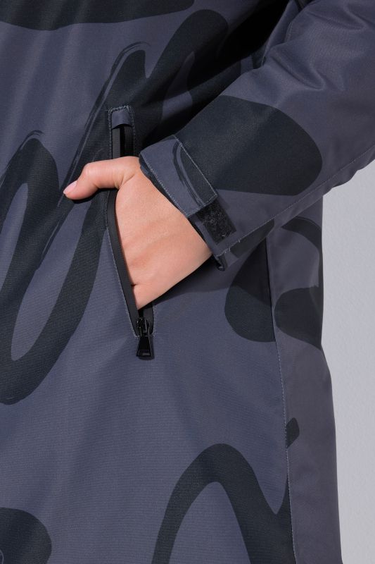 HYPRAR Scribble Print Coat