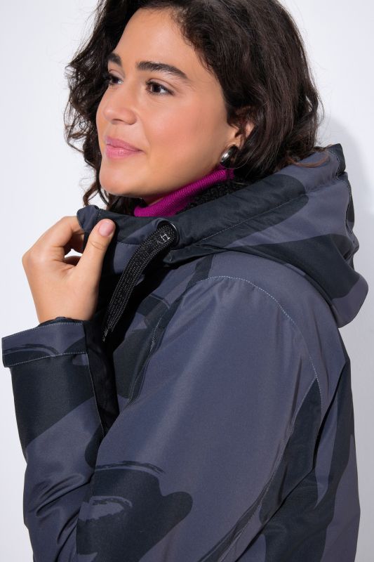 HYPRAR Scribble Print Coat
