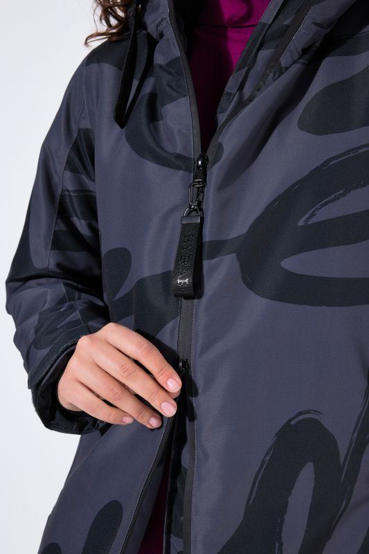 HYPRAR Scribble Print Coat