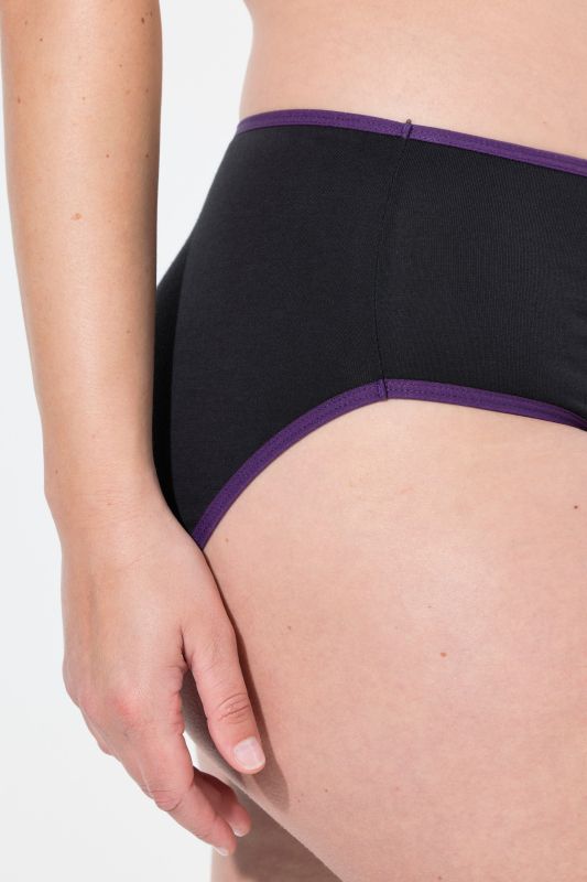 7 Pack Midi Briefs- Piping