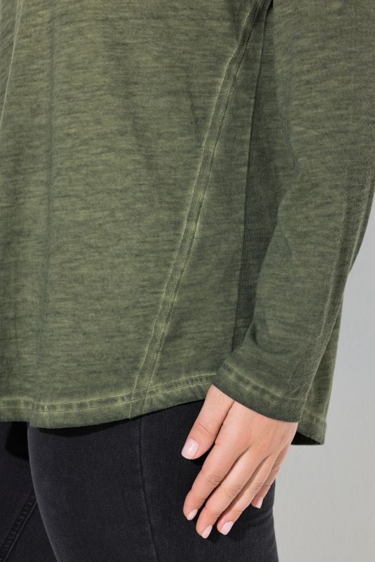 Long Sleeve Rolled Edge Tee