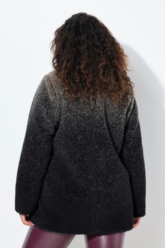 Gradient Teddy Fleece Coat