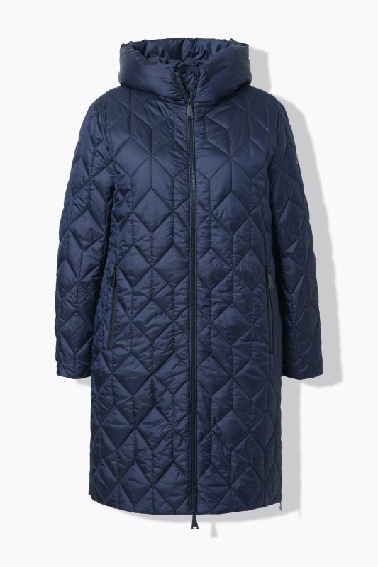 HYPRAR Diamond Quilted Water-Repellent Coat