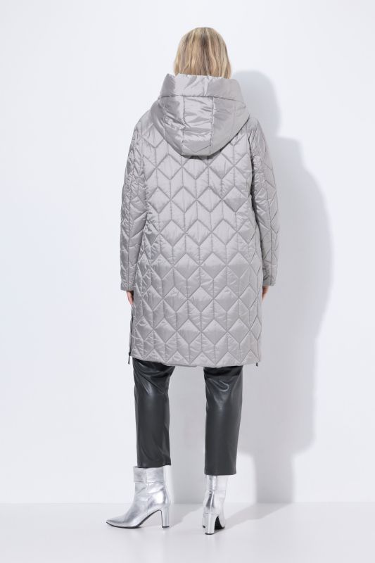 HYPRAR Diamond Quilted Water-Repellent Coat