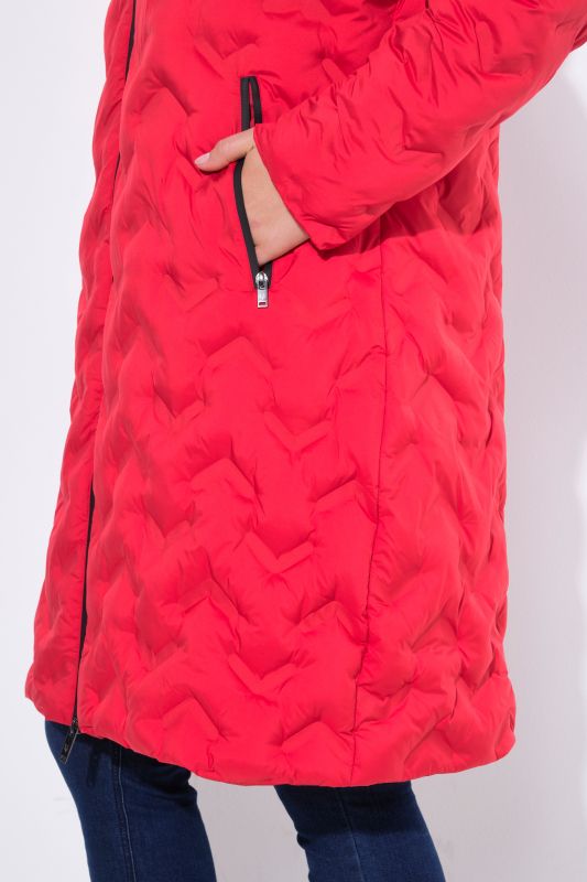 HYPRAR Chevron Quilted Coat