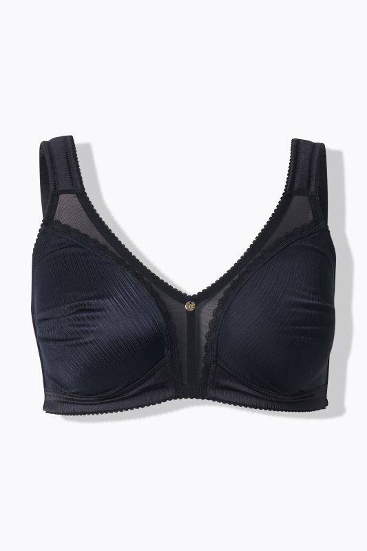 Satin and Lace Minimizer Bra