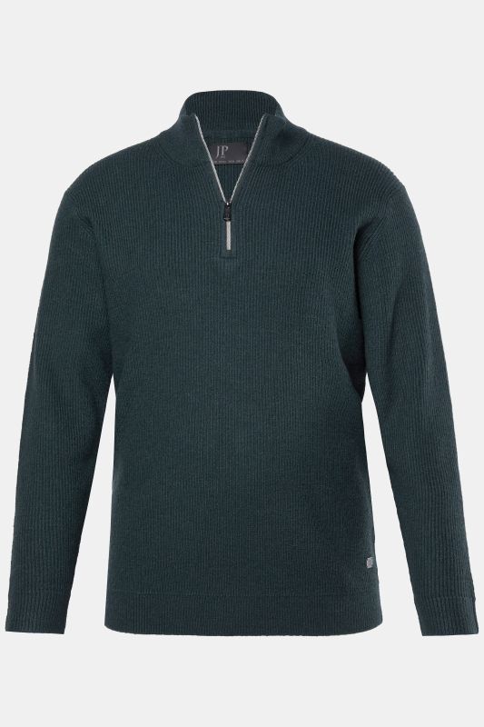 Knitted half-zip