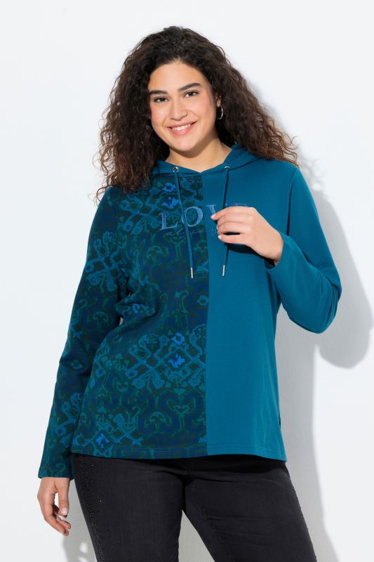 Split Print LOVE Hoodie