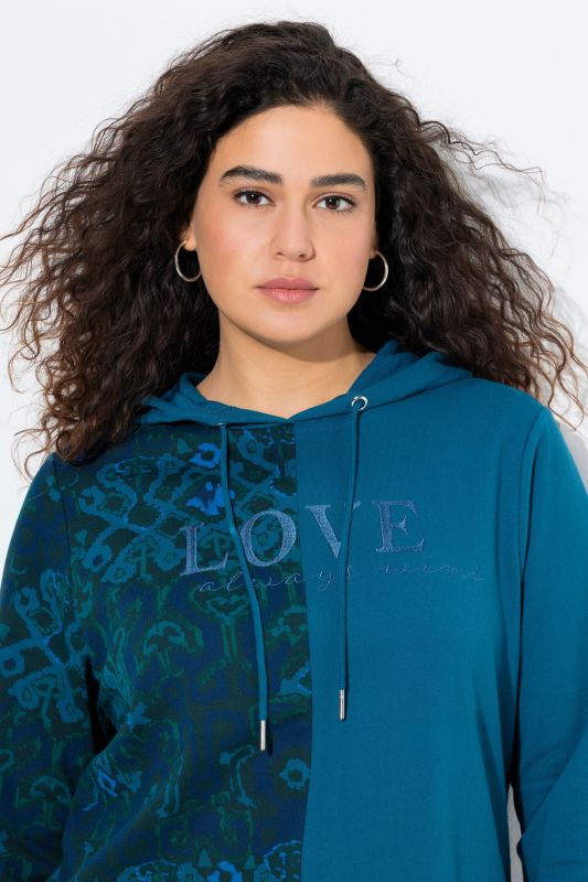 Split Print LOVE Hoodie