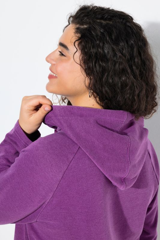 Rhinestone Drawstring Moon Wash Hoodie