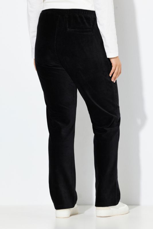 Corduroy Elastic Waist Pants