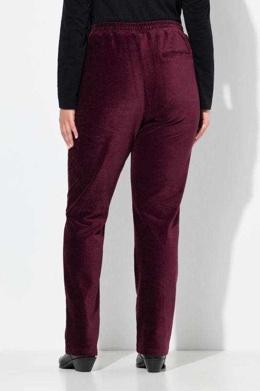 Corduroy Elastic Waist Pants