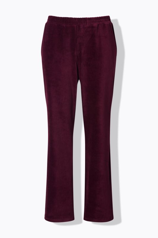 Corduroy Elastic Waist Pants