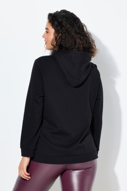 Decorative Lace-Up Hoodie