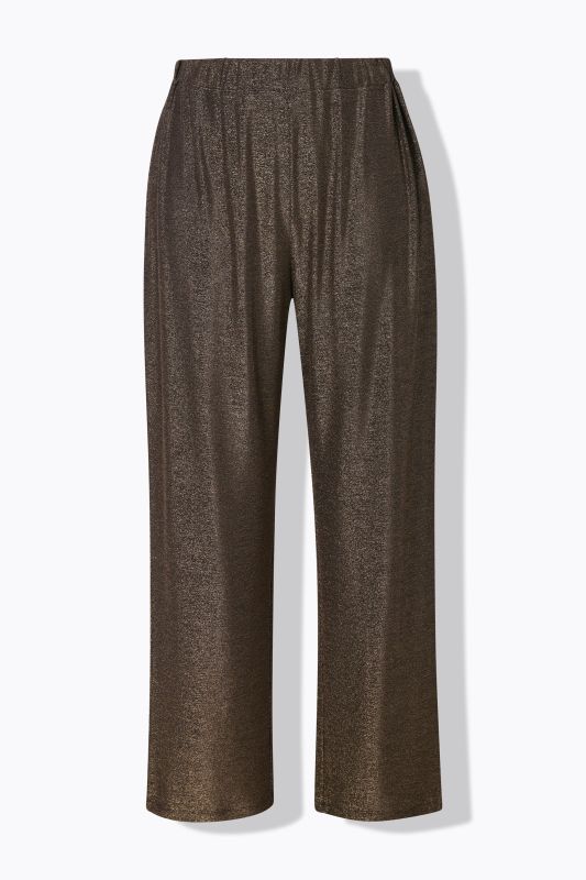 Sparkling Wide Leg Elastic Waist Pants