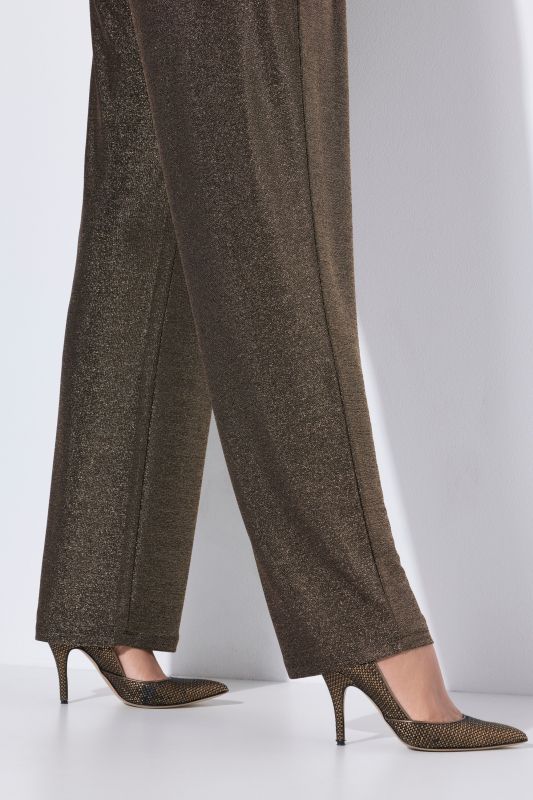 Sparkling Wide Leg Elastic Waist Pants