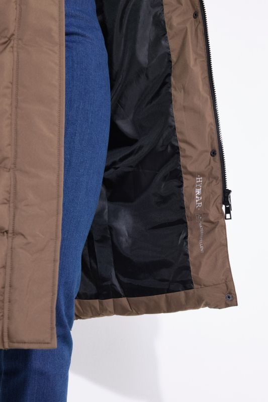 HYPRAR Longline Water-Repellent Quilted Coat