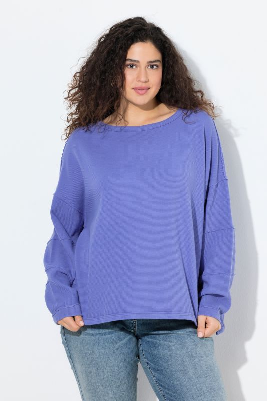 Inverted Seam Long Sleeve Sweatshirt