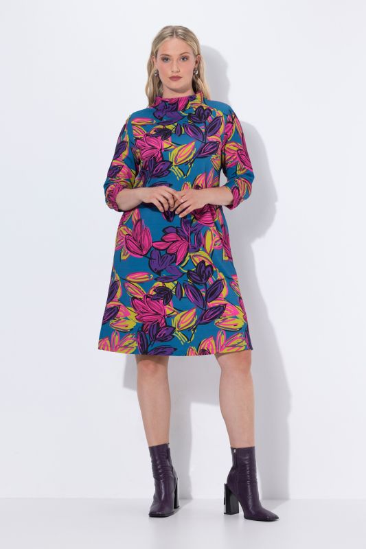 Lively Floral Punto di Roma Dress