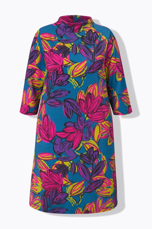 Lively Floral Punto di Roma Dress