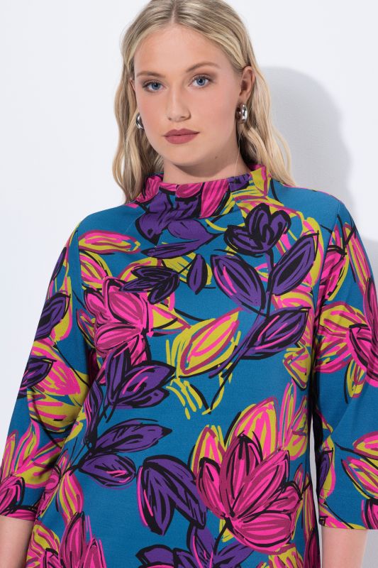 Lively Floral Punto di Roma Dress
