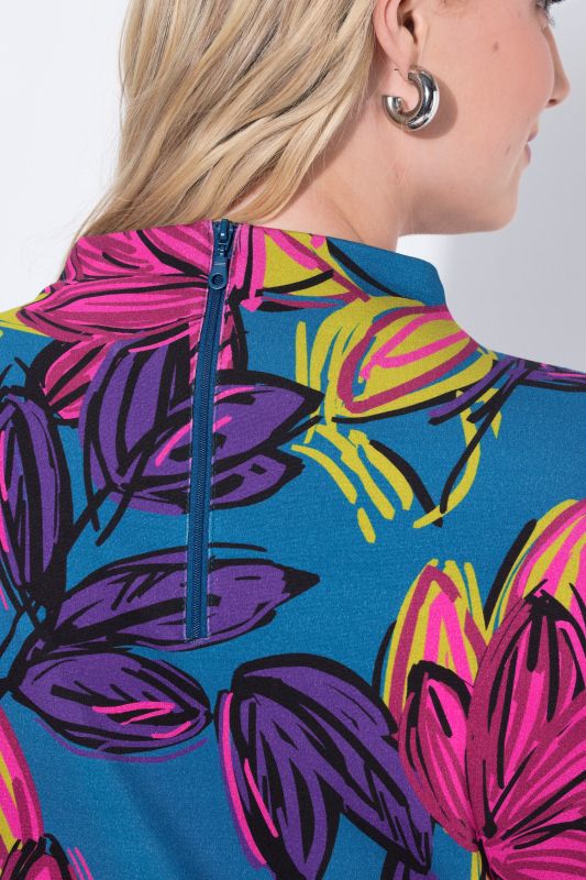 Lively Floral Punto di Roma Dress